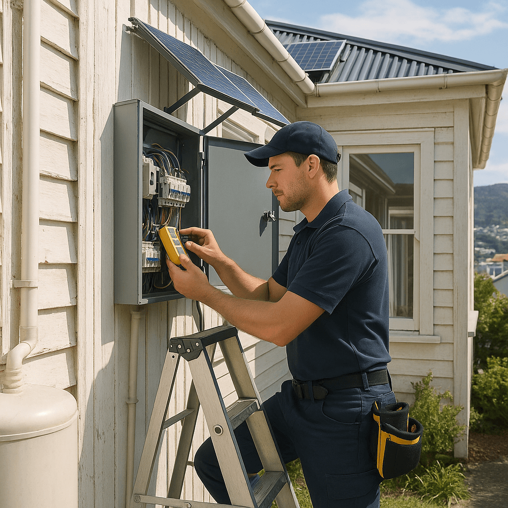 Visual representation of innovative energy solutions for older homes