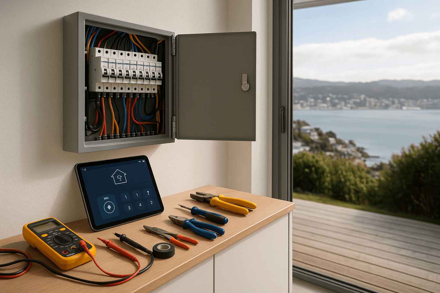 real-time monitoring of smart circuit breakers